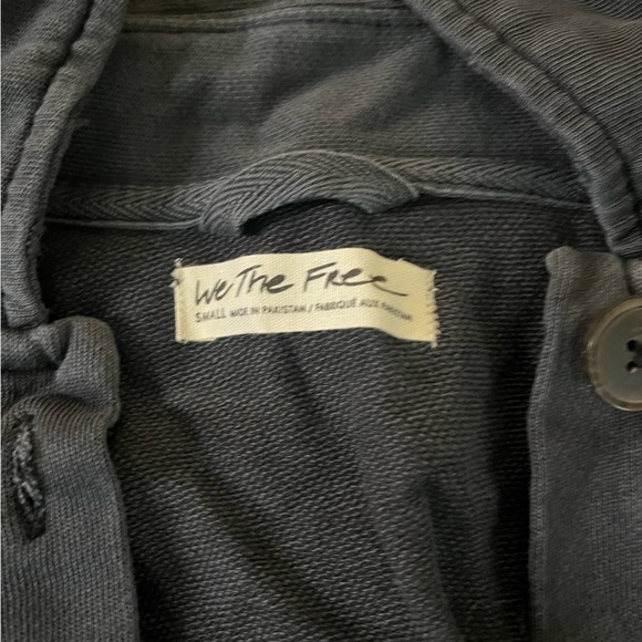 Free People Saturday Shirt Jacket / Washed Black - Picture 9 of 10